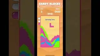 Satisfying Tetris Mobile Game - Sandy Blocks