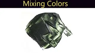 How To Make Fir Green Color Paint - Mixing Colors