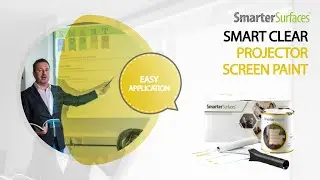 Smart Clear Projector Screen Paint | DIY Application tutorial