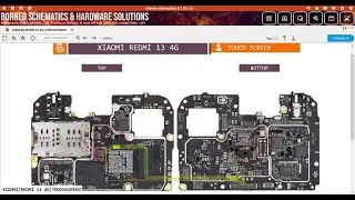 Redmi 13 4G touch screen line digram borneo | om mobile reapering @ombilereapering