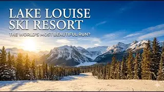 Banff National Park 4K &bull; Lake Louise Winter Soundscape & View (White Noise)
