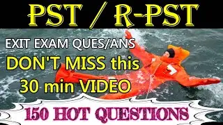 PST / Refresher PST Exit Exam / 30 min - 150 Questions with Answers / Pass Exit Exam for SURE