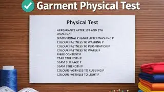 Textile/garment physical test why it is important?