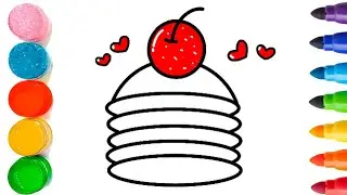 How To Draw A Cute Pancake | Easy Drawing & Coloring For Kids @RomaCuteDrawings