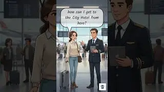 ✈️ Airport English &ndash; Asking How to Get to the Hotel | Easy Travel Conversation