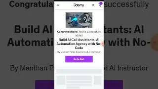 Free Courses for Udemy users|Free Course|Build AI call Assistants : AI Automation Agency with No-cod