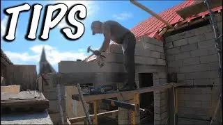 TECHNIQUE ASTUCIEUSE (Pose des pannes - pièce indépendante ) - Rénovation Béton DIY Episode #78