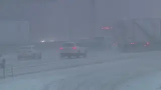 Road conditions in Northwest Indiana as winter storm moves in
