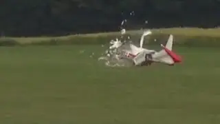 Totaly Destroyed RC Airbus A330 Twin Turbine Airliner Model Crash