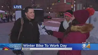 Winter Bike To Work Day Takes Place In Extremely Cold Temps