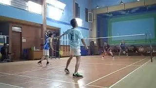 (ASEP/KOREA VS UTOM/AKEW) LATIHAN BESAMA BADMINTON KOK KEDOT GOR DESA MEKARRAHAYU