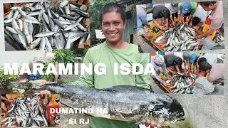 DUMATING NA SI RJHAY GALING SA LAOT MARAMI SILA NA HULI ISDA