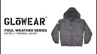 The GloWear&reg; 8377EV Jacket Features Black on Black Reflective to Enhance Visibility When You Need It