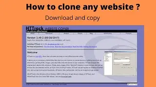 How to clone Full Website Using httrack || CodeWithDipak
