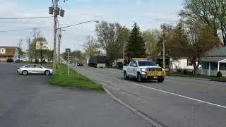 Lehigh Valley #252 cruising down Broadway in Darien Center New York
