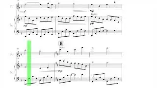 Amazing Grace - Flute Solo w/ Piano Accompaniment // Original Arrangement w/ Full Score!!