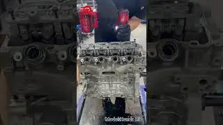 The complete assembly process of the Honda R18 engine (2) #engine #engineering
