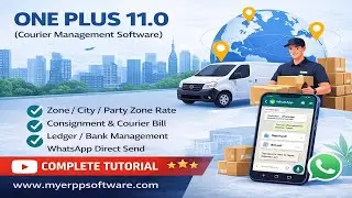 One Plus 11 में Courier Management | Billing, Ledger, WhatsApp Reports