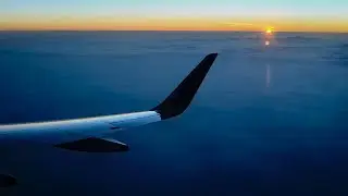 The Sun Rose Again! 🌅 Ground vs. In-Flight Sunset! 