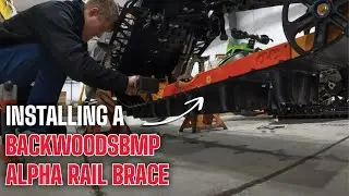 BackwoodsBMP Alpha Rail Brace Installation on Arctic Cat Alpha Mountain Sled