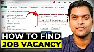 How to find a job vacancy 2025 | Statistical programmer | Mr Seeker