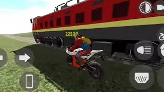 Super bike vs Train Rees video india 🇮🇳  Train vs super bike 🇮🇳 in indian bike driving 3d game play