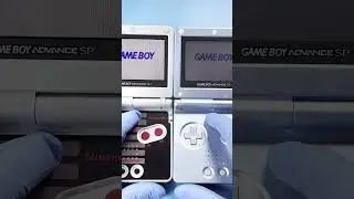Game Boy Advance SP Differences / 1 or 2 Brightness Levels? #Shorts #trivia #nintendo #shorts #gbasp