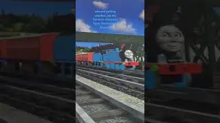 edward pulling coaches yay my favorite character form thomas and friends