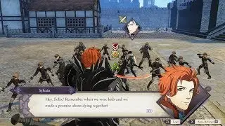 Fire Emblem: Three Houses - Sylvain Vs Felix Unique Dialogue At Arianrhod