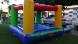 Alberca inflable con techo 3 x 3 mts