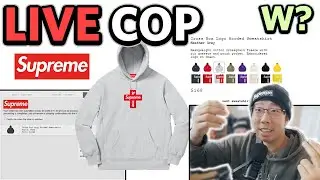 CROSS BOX LOGO HOODIE LIVE COP W! (Supreme FW20 Week 15 BOGO Online Manual Checkout)