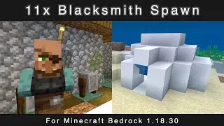 Minecraft 1.18.30 Seed (Bedrock) 11x Blacksmith Spawn (60 Second Seeds)