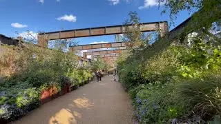 Castlefield Viaduct in #Manchester, a sky garden on a Victorian viaduct, above canals & rail tracks.