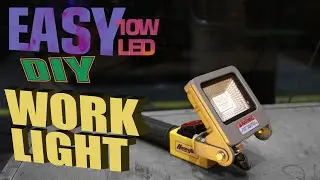 someTHING | SIMPLE HEAVY DUTY WORK LIGHT FROM METAL SCRAP (4K)