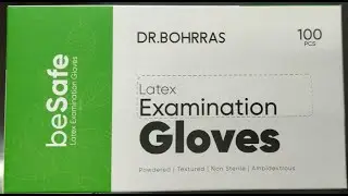 Unboxing of Dr.Bohrras Latex Examination Gloves