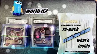 Whats inside a NBA Hoops Premium Stock Re-pack Ja & Zion rookie Chase Packs on Ebay