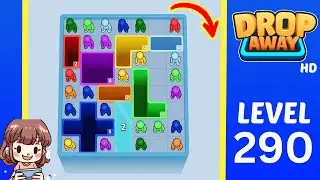 Drop Away Level 290 Solution Walkthrough