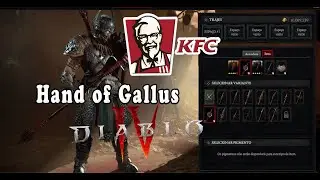 Diablo IV - KFC Item B&aacute;rbaro - M&atilde;o de Gallus