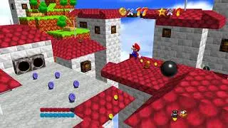 sky towny by emanvidmaker - Mario Builder 64