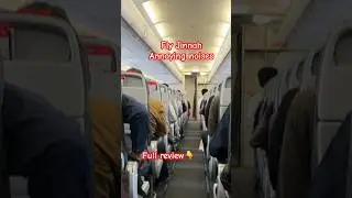 Fly Jinnah airline landing failed #travel #flyjinnah #airindia #aeroplaneshorts