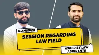 Question answer session for law aspirants