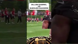 Dillon Gabriel & Shedeur Sanders Throwing at Browns Practice