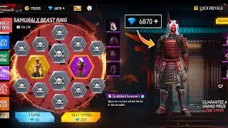 SAMURAI X BEAST RING EVENT | FREE FIRE NEW EVENT| FF NEW EVENT TODAY|NEW FF EVENT|GARENA FREE FIRE