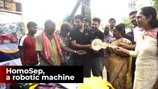 Chennai: HomoSep, a robotic machine helped manual scavenger's widow to turn into an entrepreneur