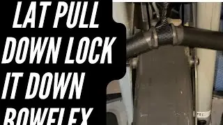 How to lock yourself into the bench on the bowflex
