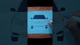 Toyota Corolla ki drawing #drawing #cardrawing #art #easydrawing #youtubeshorts #youtubeviralshorts