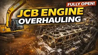 JCB Engine Complete Overhauling Process | JCB इंजन पूरी तरह खोलकर ओवरऑयलिंग कैसे की जाती है