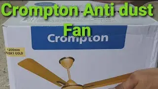 Unboxing Crompton Anti dust hi speed fan & Installation work #housewiring#pareshdalwadi#Crompton