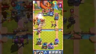 Clash Royale 2v2 Rocket. #clashroyale #cocupdate #mergetactics #clashofclans #evo