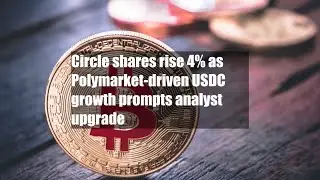 Circle shares rise 4% as Polymarket-driven USDC growth prompts analyst upgrade